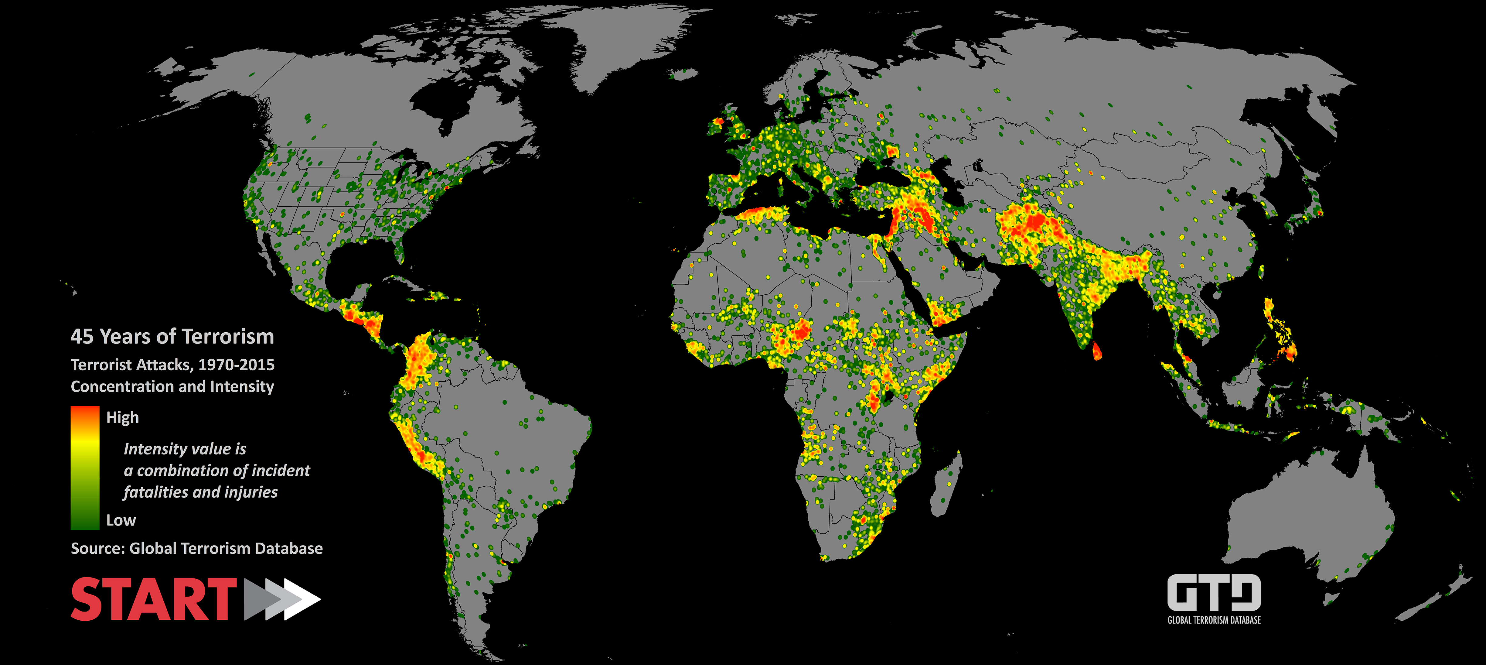 Global Terrorism Database (1970 - 2015) Preliminary Data Cleaning